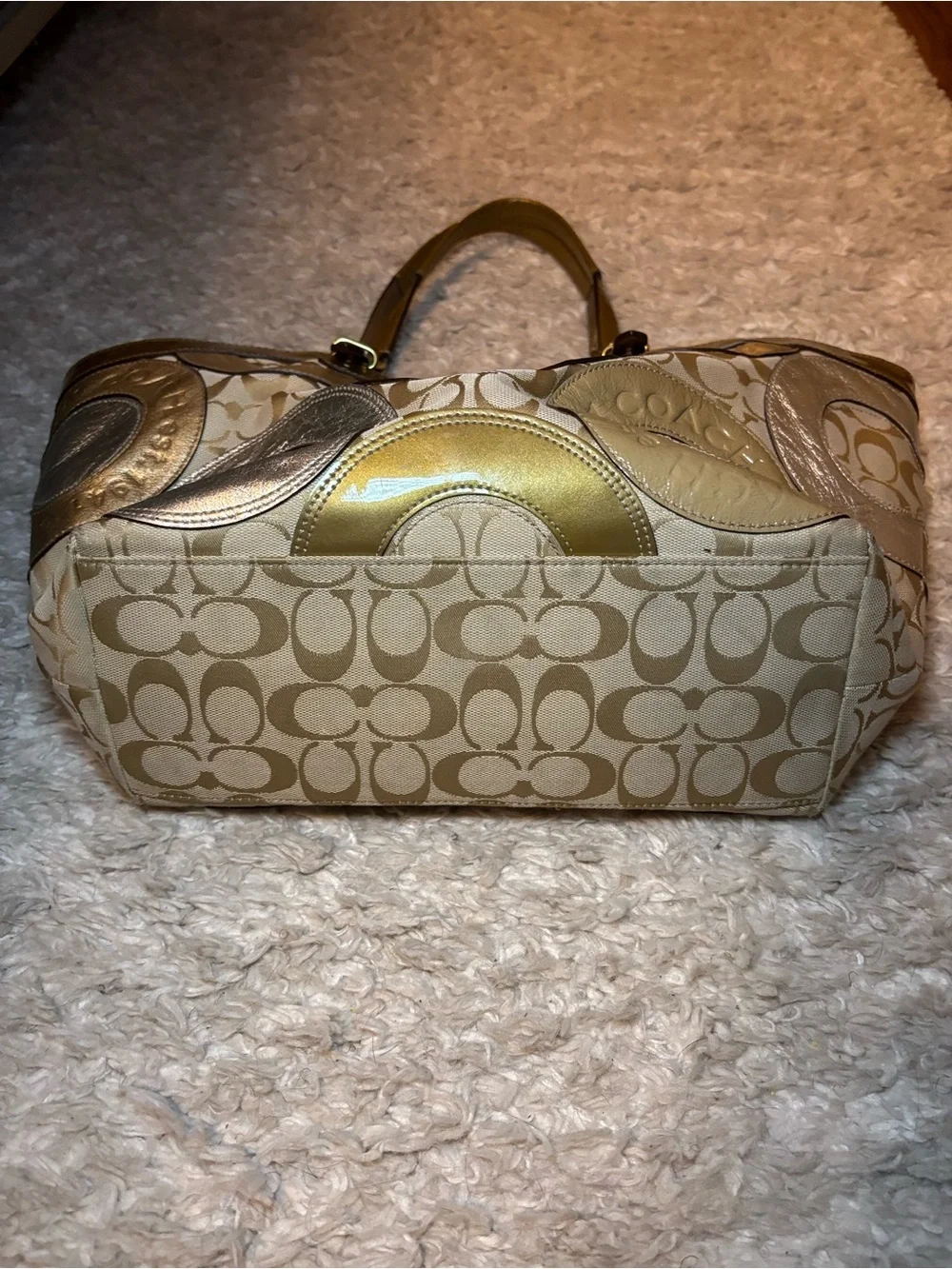 Coach Carly Patchwork Tote Bag - Picture 6 of 16